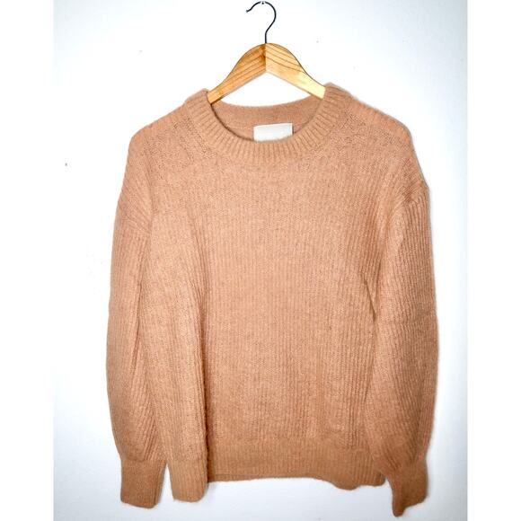 Everlane The Cocoon Crew in Alpaca Cardigans Medium Warm Tupe Tan - Picture 4 of 8